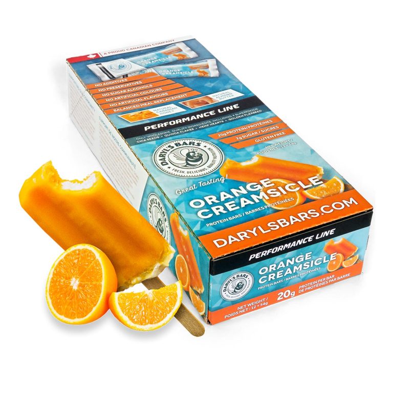 Orange Creamsicle Daryl's Bars Fresh, Delicious, Quality Nutrition