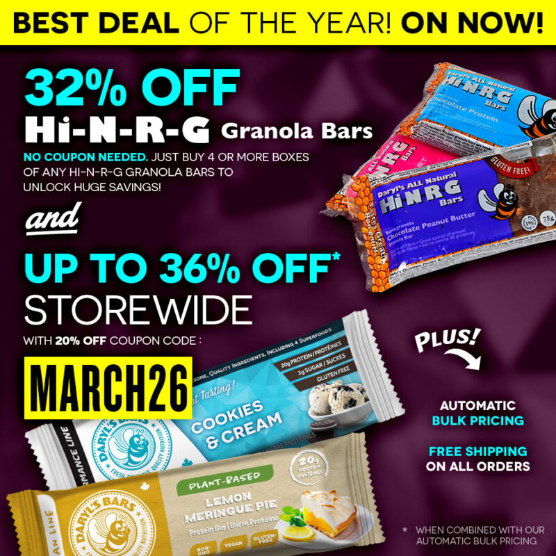 Daryl's Bars ~ Fresh, Delicious, Quality Nutrition